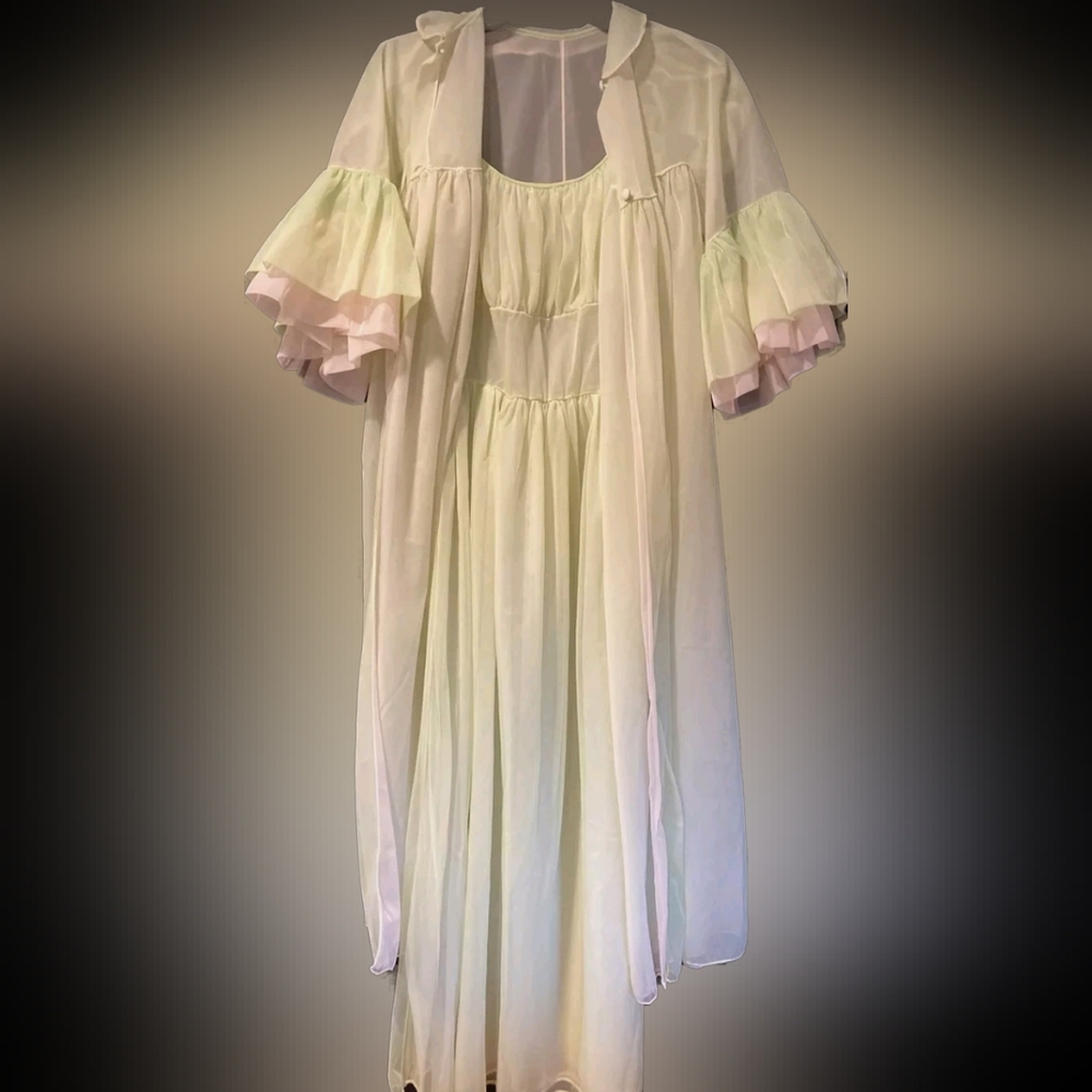 Pink and Green Robe Intimates & Sleepwear